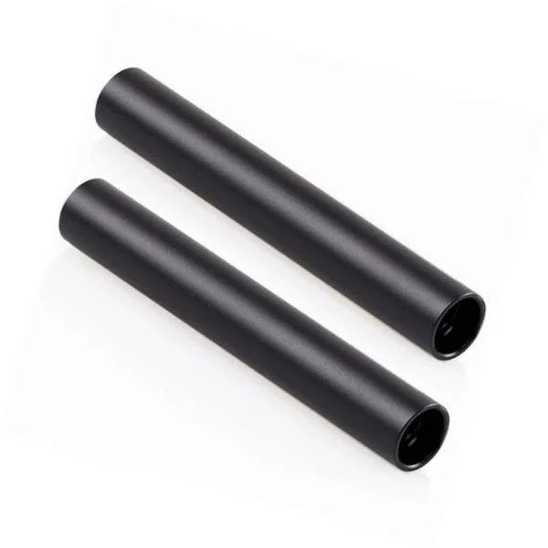 SmallRig Black Aluminum Alloy 15mm Rod - 10cm 4 inch (Pair Pack) 1049