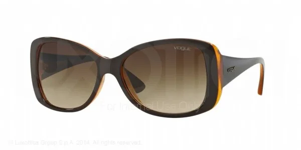 Vogue 2941 sunglasses color 227913 brown gradient/brown/orange transp
