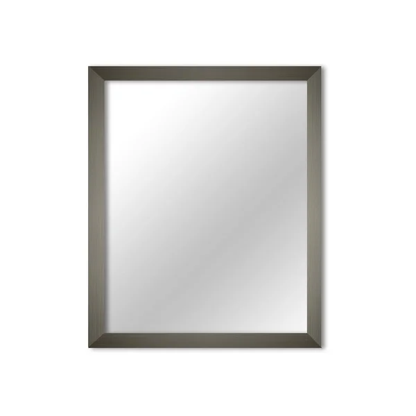 Stupell Industries Beckett Rectangular Grey Framed Mirror - 11 x 14