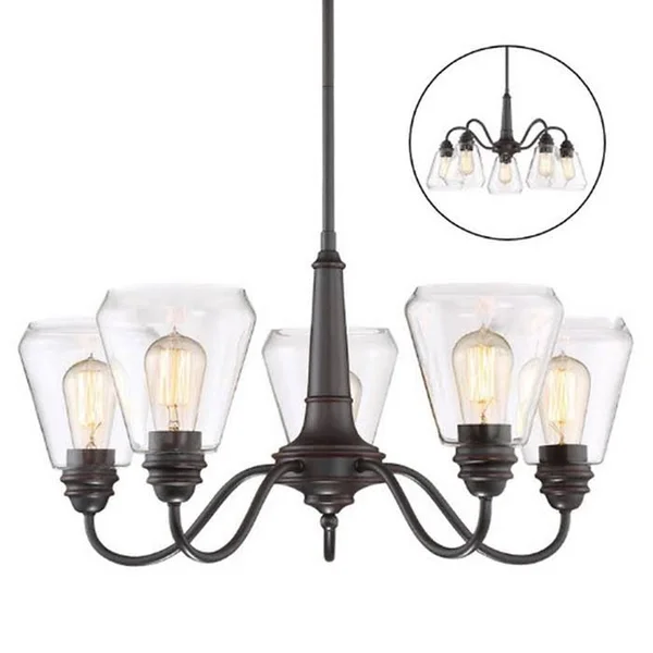 Altair Lighting LED 5 Arm Chandelier