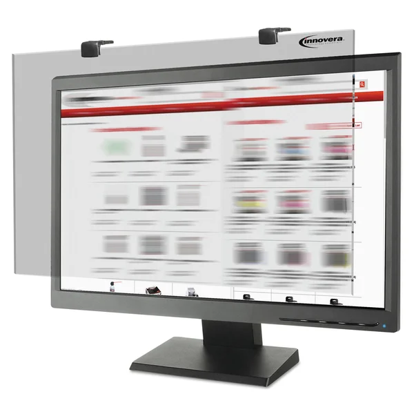 Innovera Premium Blur Privacy Display Privacy Filter for 24x22 Wide Screen - Black