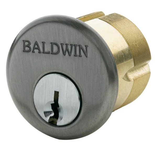 Baldwin 8328033 2 inch Mortise Cylinder Vintage Brass