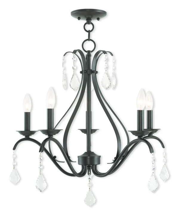 Livex Lighting 40845-92 Caterina 5 Light English Bronze Chandelier