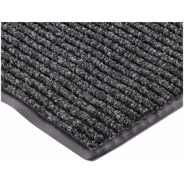 Notrax 117S0035CH Carpeted Entrance Mat - Charcoal, 3 x 5 ft.