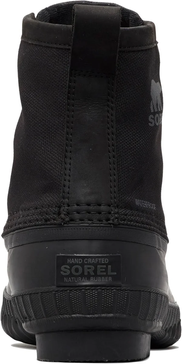Sorel Cheyanne II Short Nylon Boot - Men's Black/Black, 8.5