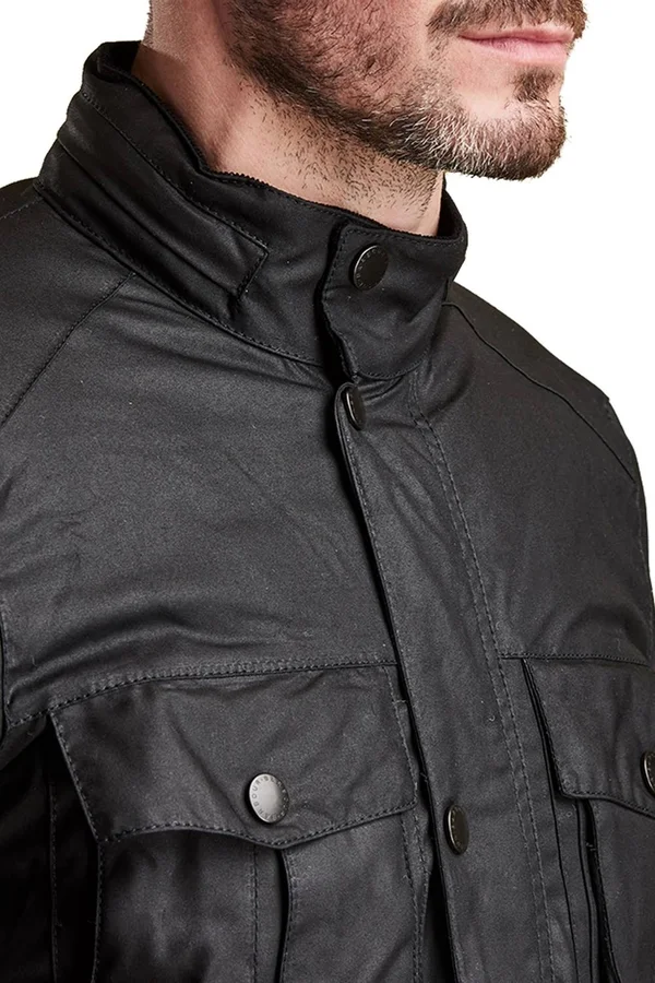 Barbour Wax Jacket Corbridge Black Size L