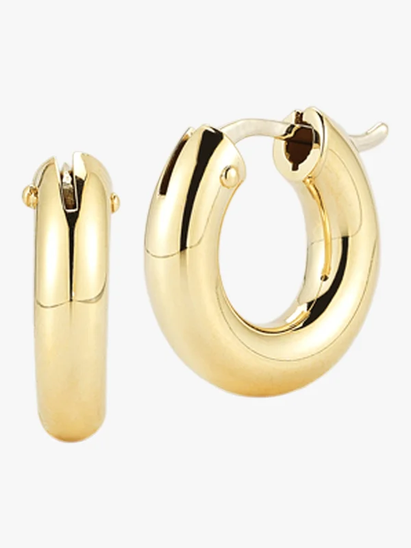 Roberto Coin 18K Yellow Gold Hoop Earrings