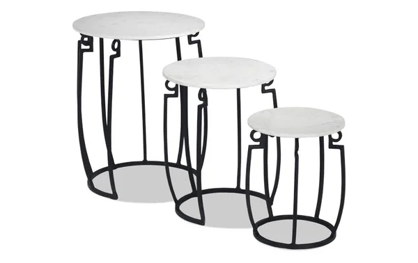 Marble Nesting Tables - Transitional Nesting Tables by Bob&s Discount Furniture
