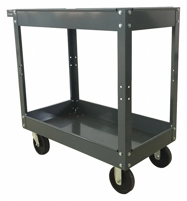 Zoro Select 35U046 Utility Cart - 400 Lb, steel