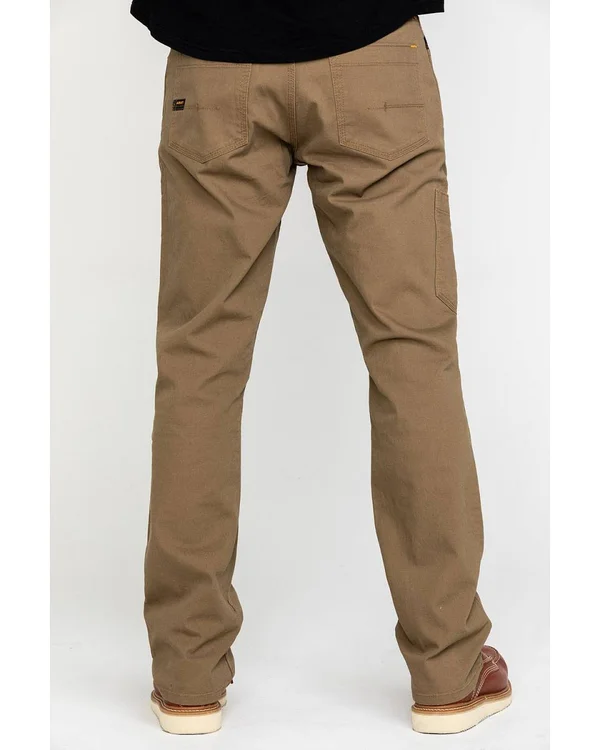Ariat Men's Rebar M4 Khaki Low Rise DuraStretch Made Tough Stackable Straight Leg Pant