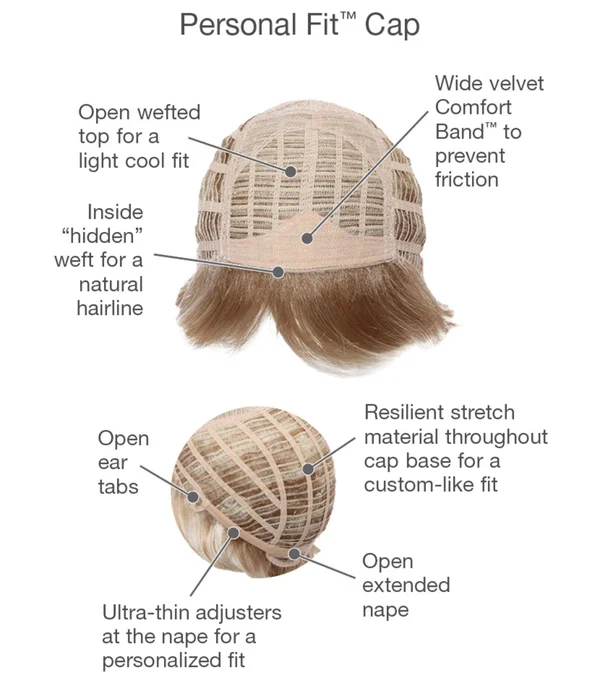 Gabor Cheer Synthetic Wig - G4+ Dark Chocolate Mist