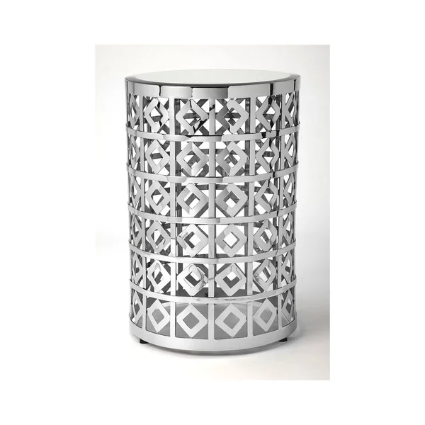 Butler Norton Mirror & Metal Accent Table