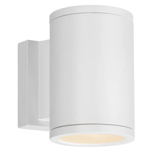 WAC Lighting WS-W2605-WT Tube LED 5 inch White Outdoor Wall Light