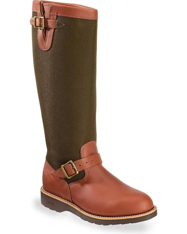 Chippewa Men's 17 inch Viper Cloth Snake Boot -7d Brown