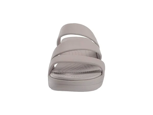 Crocs Monterey Wedge Women's Shoes Platinum : 8 M