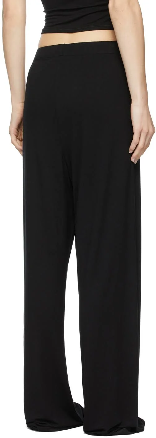 SKIMS Black Sleep Trousers