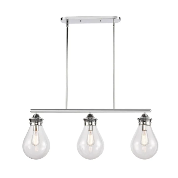 Innovations 414-3I-PC-8CL Polished Chrome Genesis Island Light