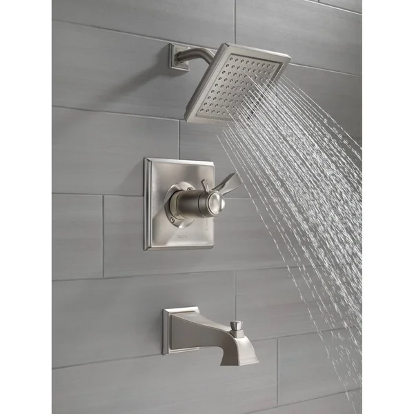 Delta Dryden T17T451-SP TempAssure 17T Series Tub & Shower Trim SpotShield Stainless
