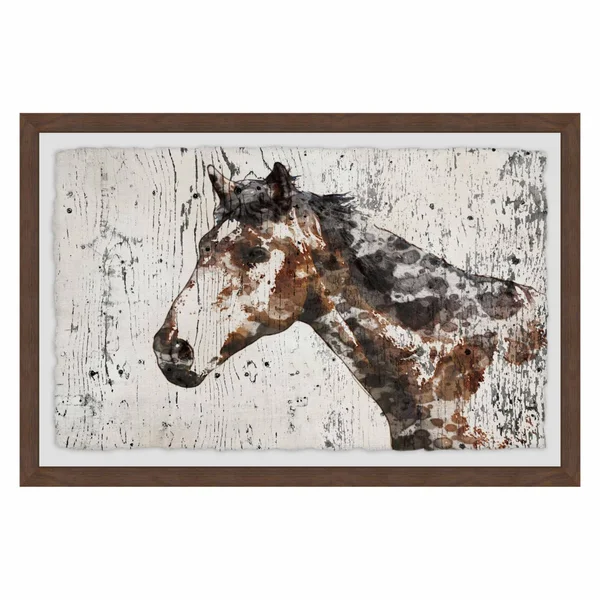 Marmont Hill Prize Horse Framed Print Wall Art