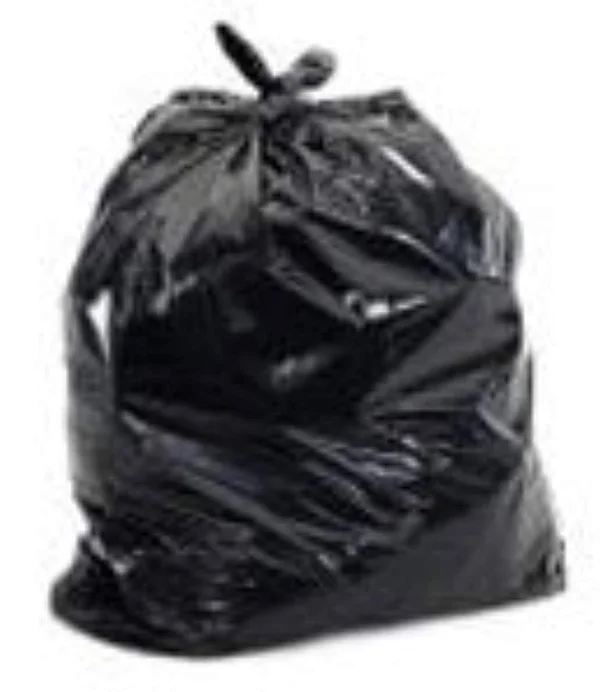 Black Garbage (Trash) Bags for Heavy Industrial Use - 55 Gallon XXXHeavy, Black 100/Case