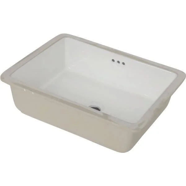 Seasons Undermount Porcelain Lavatory Sink White 17 x 13
