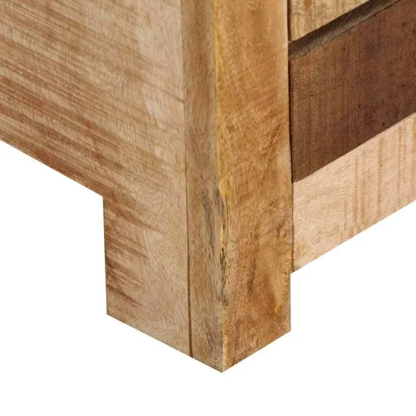 vidaXL TV Cabinet 47.2x22x11.8x22x15.7x22 Solid Mango Wood, 247692