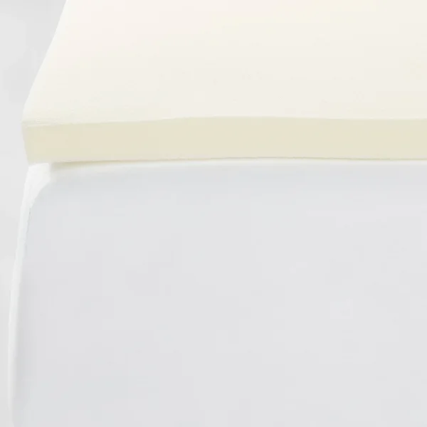 King 1.5 Memory Foam Mattress Topper White - Made by Design