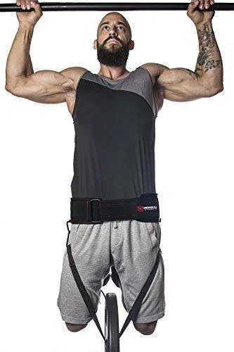 Iron Bull Strength Advanced Dip Belt - Dip Pullup Squat Multifunction Versatile Weight Belt for Lifting