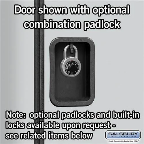Salsbury Industries Designer Wood Locker - Triple Tier - 1 Wide - 5 Feet High - 21 Inches Deep - Blue