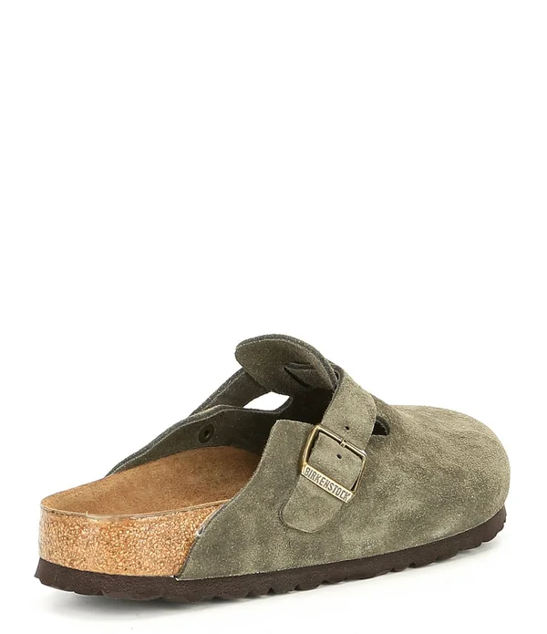 Birkenstock Boston Soft Footbed (41 Narrow Mink Suede)