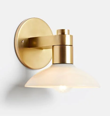 Crawford Glass Single Wall Sconce A4834
