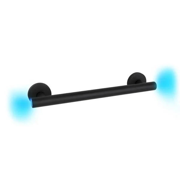 evekare Evk-0626-Icu 16x22 LED Nightlight Grab Bar in Matte Black