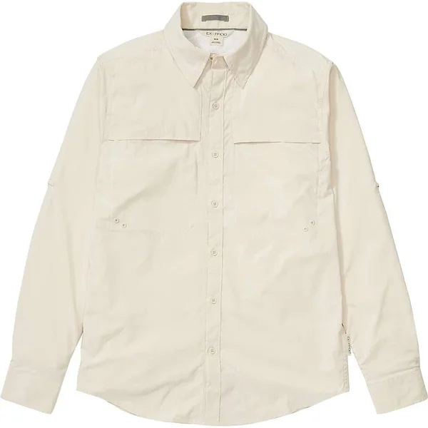 ExOfficio Men's Tellico LS Shirt - Medium - Bone