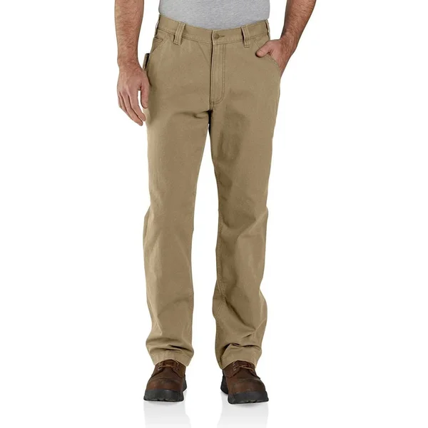 Carhartt Rugged Flex Loose Fit Canvas Work Pant - Dark Khaki, 30x22 x 35x22