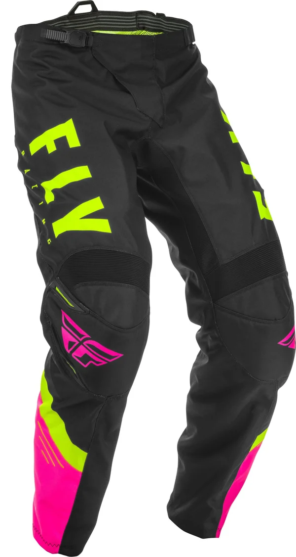 Fly Racing F-16 Pants Neon Pink/Black/Hi-Vis (Black - 28)