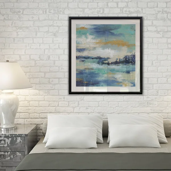 Sea Isle I -Framed Giclee Print - 28x28