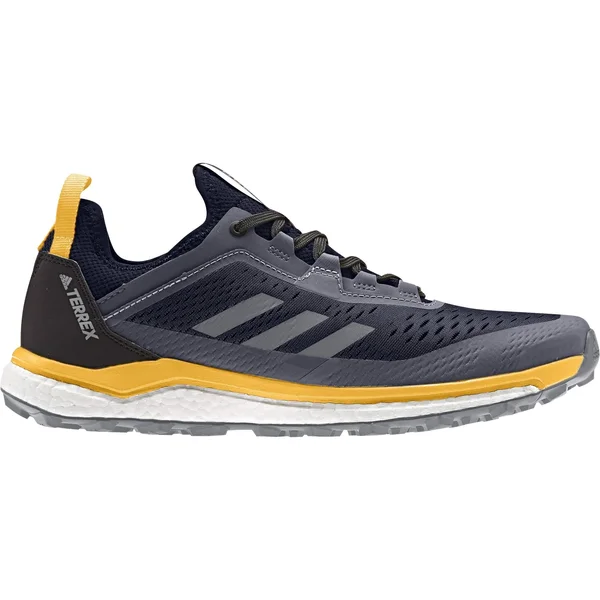 Adidas Terrex Agravic Flow GTX Blue, Mens Gore-Tex Trail Running & Running Shoes, Size US 13 - Color Legend Ink - Grey Three - A
