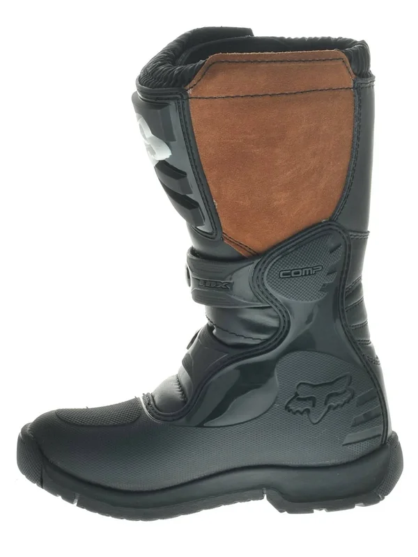 Fox Racing Youth Comp 3 Boots 2016 Size 8 Black