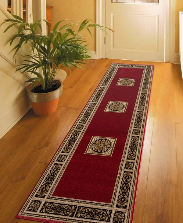 KM Home Sanford Milan 2&3x22 x 7&7x22 Runner Rug - Created for Macy&s - Red