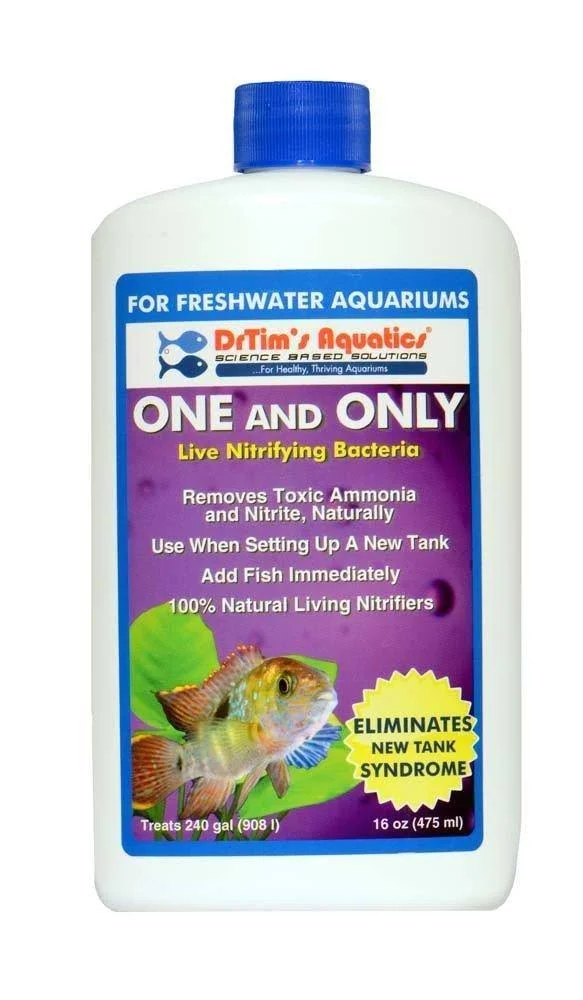 DrTim&s Aquatics One & Only Live Nitrifying Bacteria Cycling Freshwater 16oz