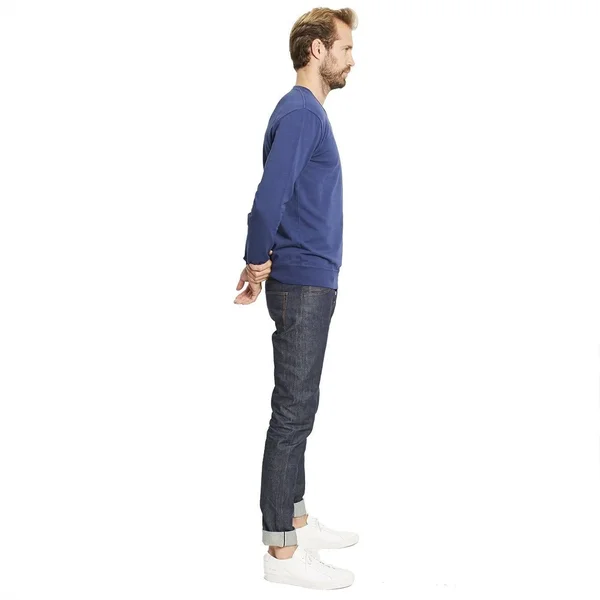 Goodlife Men's Micro Terry Crewneck Sweatshirt, LT. Heather Grey