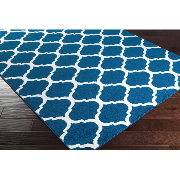 Uster Modern Geometric Area Rug - 9&3 x 12&6 (Blue)